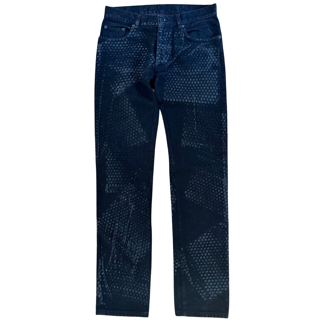 Helmut Lang Rubberized Tire Print Denim SS03 Sz 30 – Coup de Grace