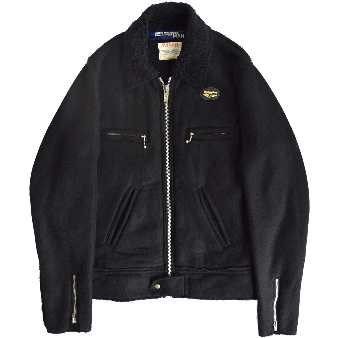 Junya x Lewis leathers knit riders jkt | nate-hospital.com