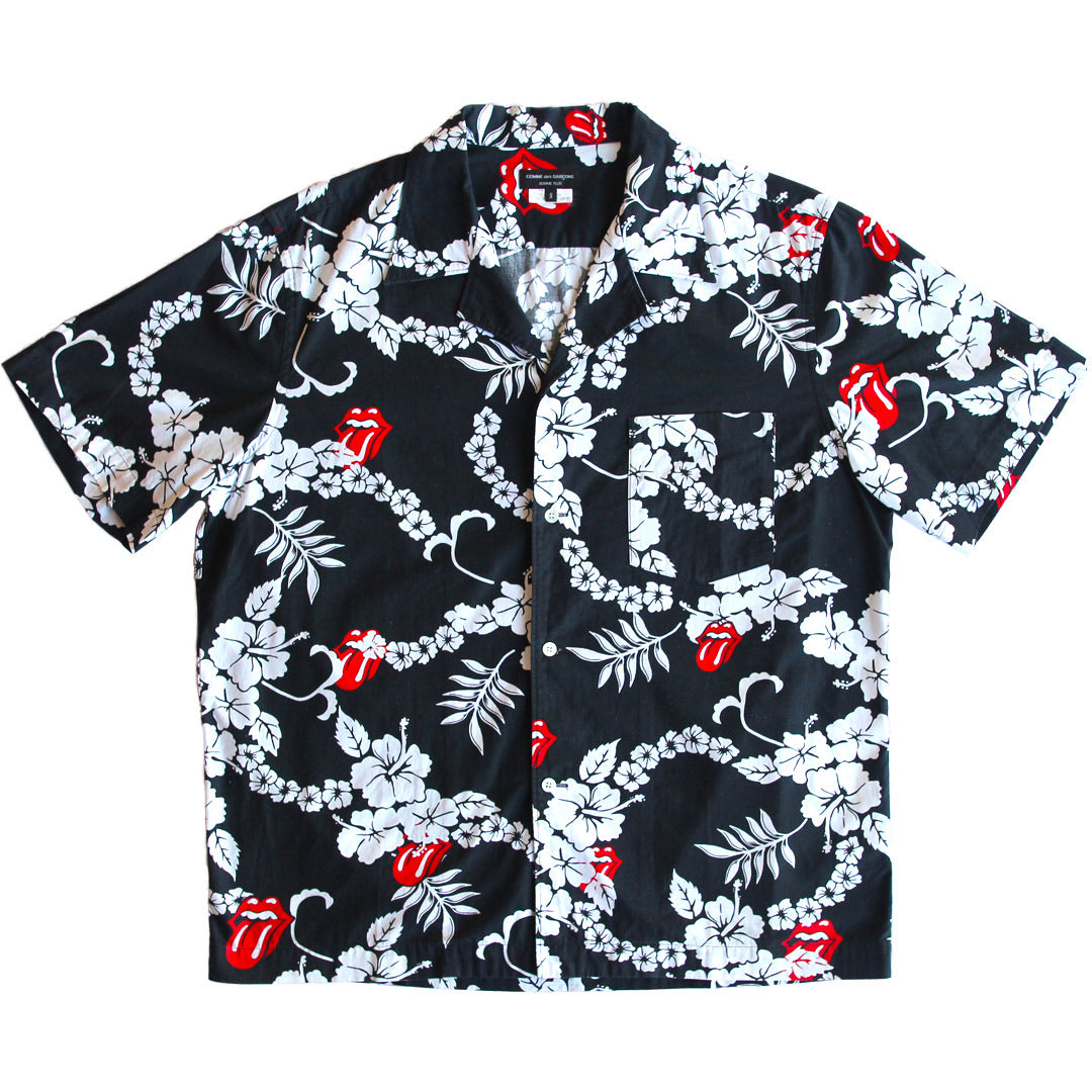 Comme Des Garcons Homme Plus SS05 Rolling Stones Hawaiian Shirt