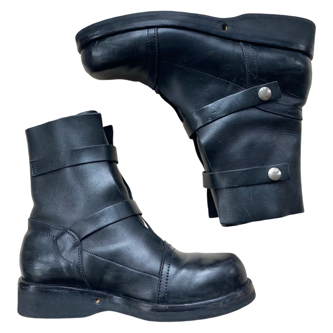 Dirk Bikkemberg Moto Boots 90s Size 42 Coup de Grace