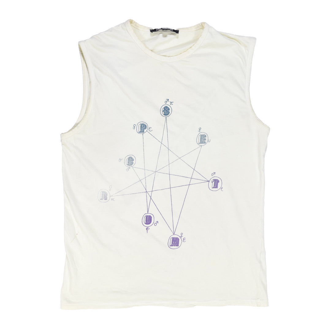 INQUIRE Raf Simons Natal Chart Tank S/S2004 “May The Circle Be