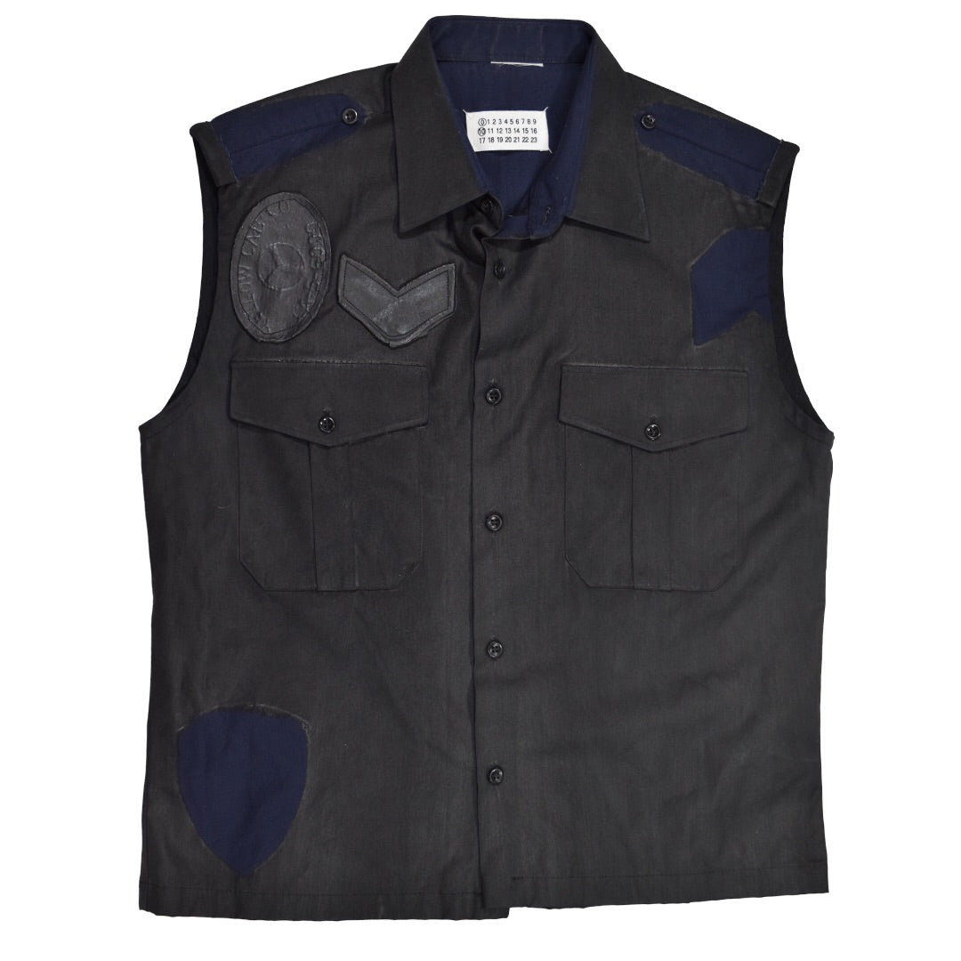 Maison Margiela Gray Cut-Out Vest