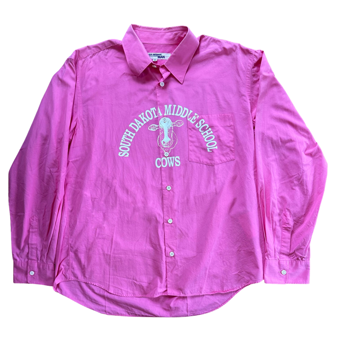 Junya Watanabe “South Dakota Middle School” Button-up Shirt AW02 Sz Medium