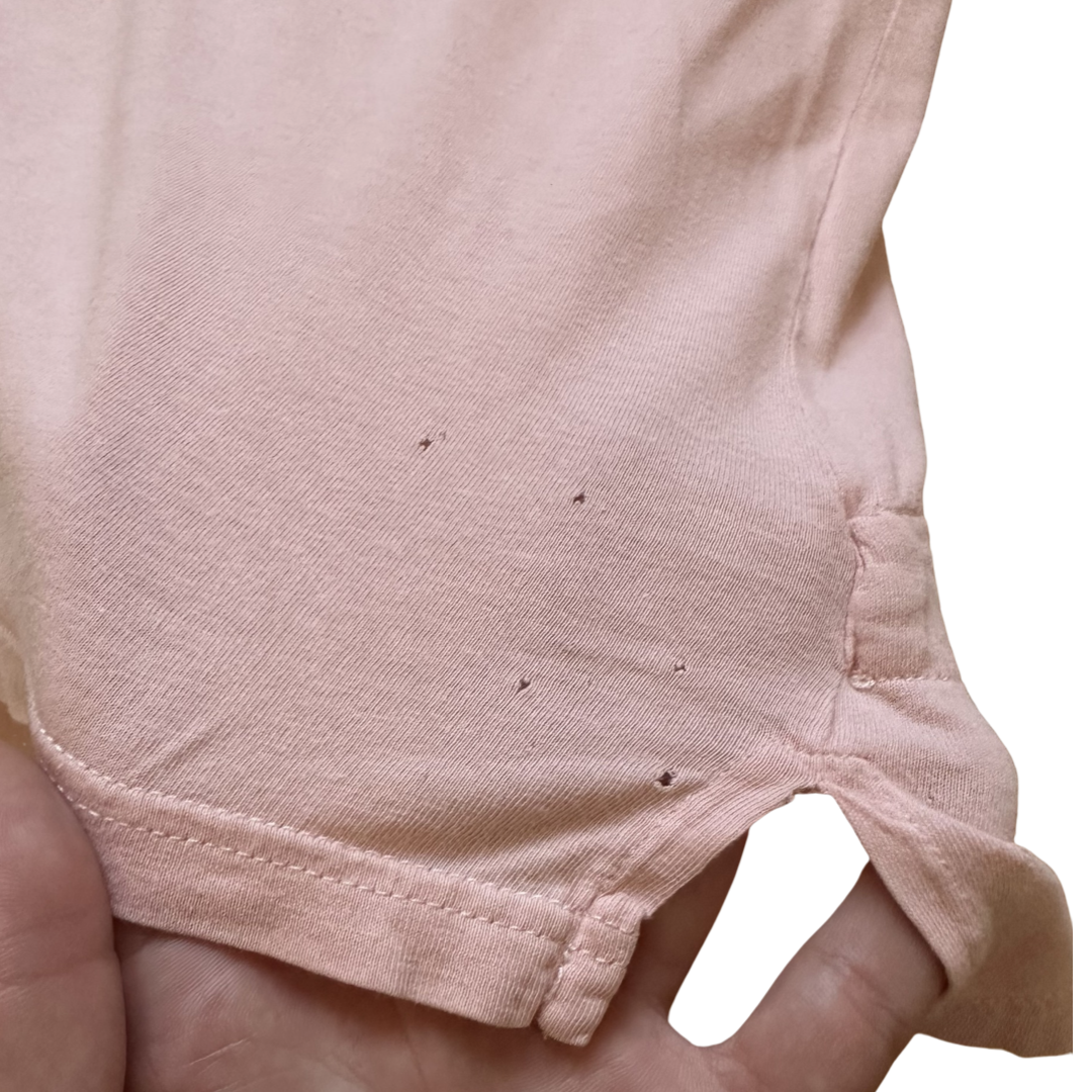 Helmut Lang Pink Bondage T-Shirt SS01 Sz Small