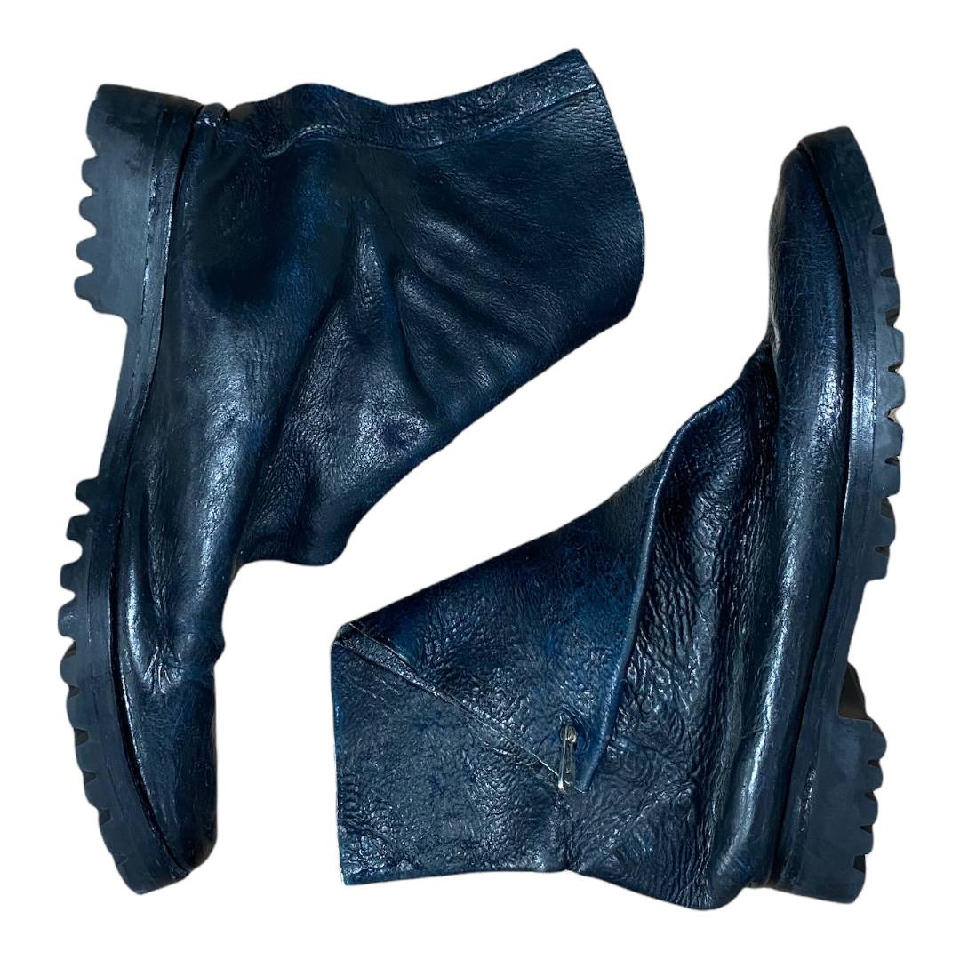 Carol Christian Poell Folded Leather Boots CCP Sz 7