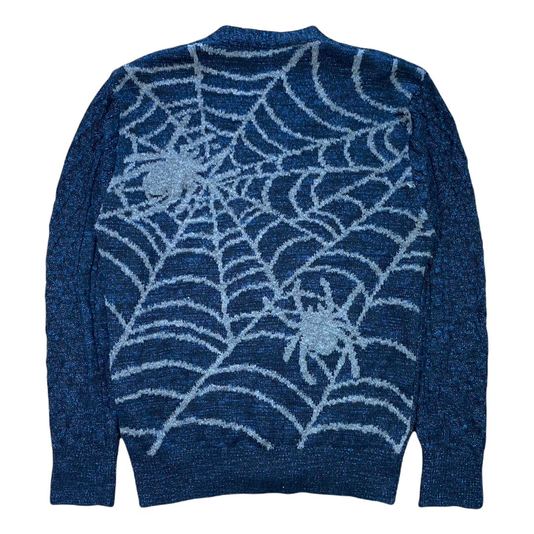 Hysteric Glamour Spiderweb Cardigan SS06 Sz Medium