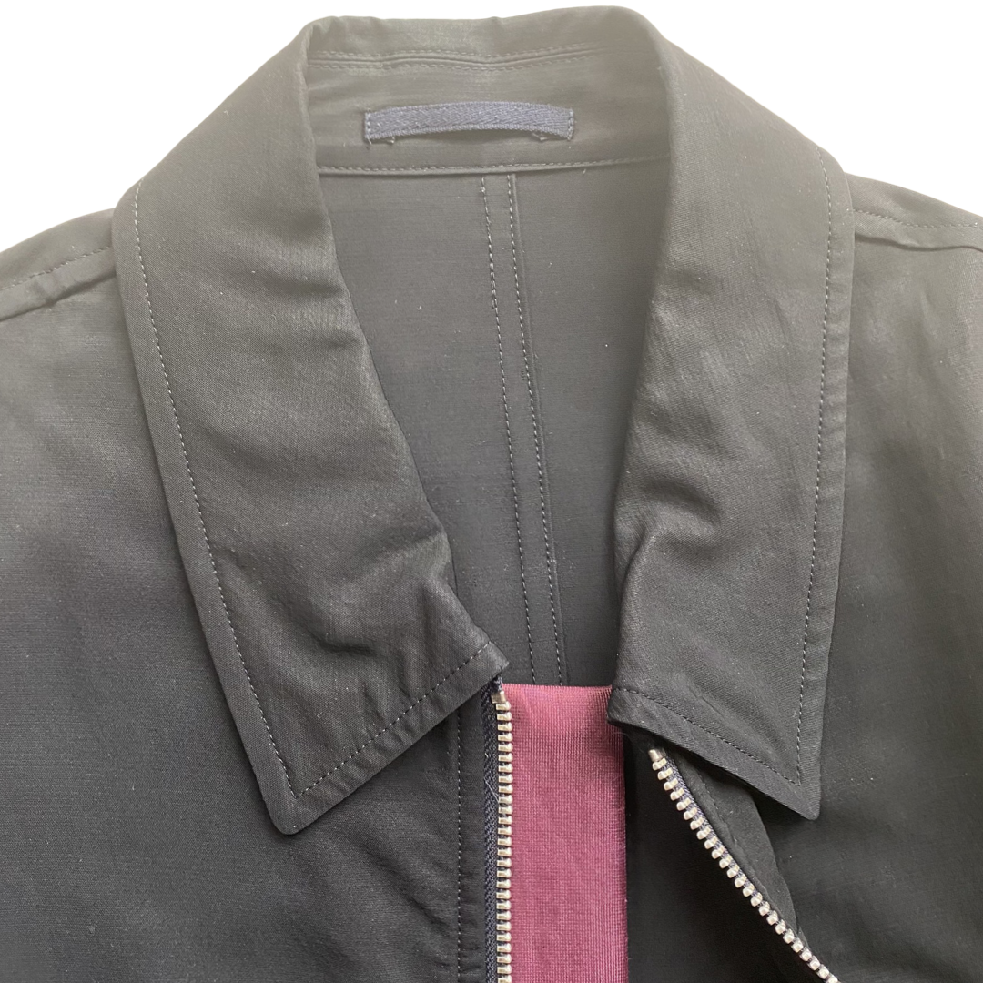 Comme des Garçons  Fuchsia Stripe Blousson Jacket S/S96 Sz Medium