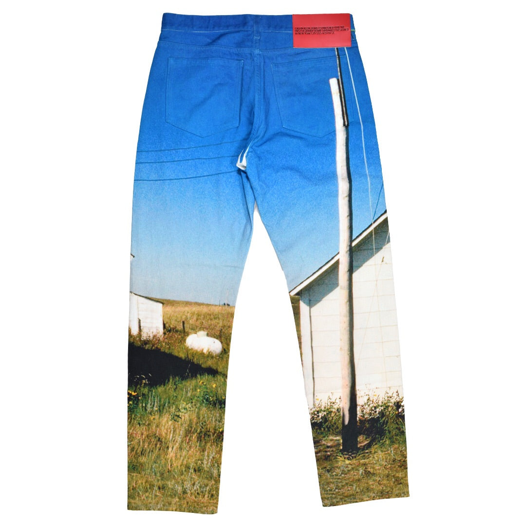 Calvin Klein by Raf Simons American flag printed pants 32
