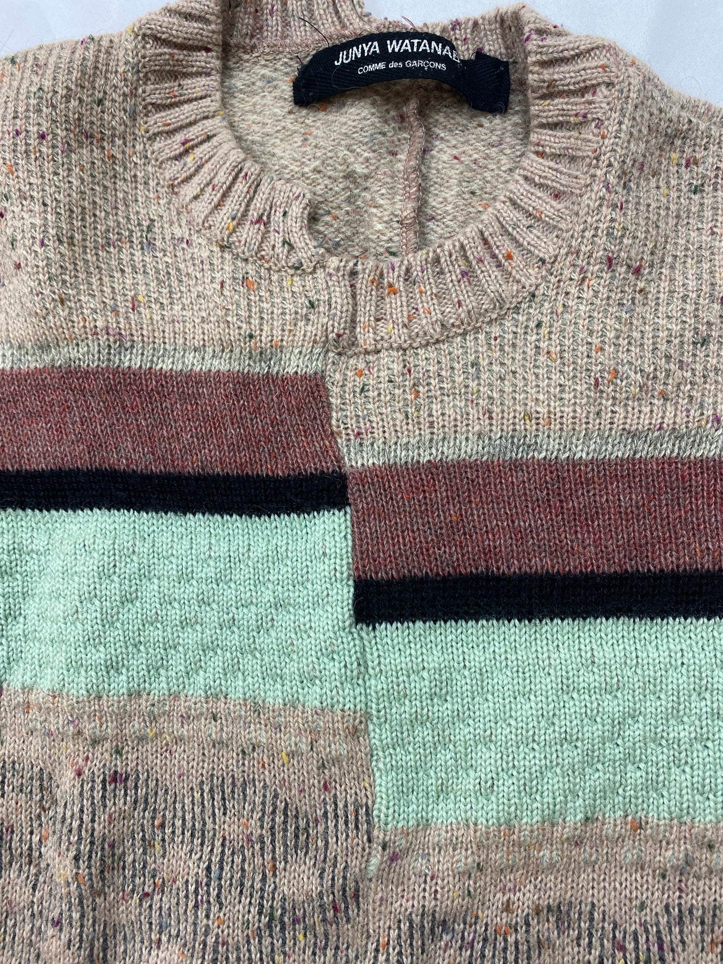 Junya Watanabe rebuild knit sweater A/W97