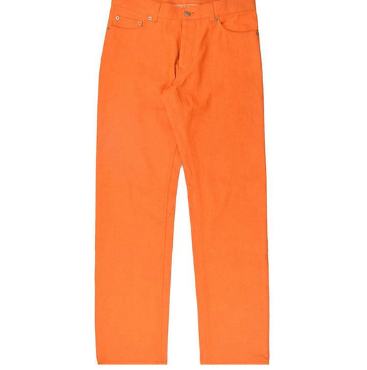 INQUIRE Helmut Lang Orange Raw Denim Pants S/S00 31