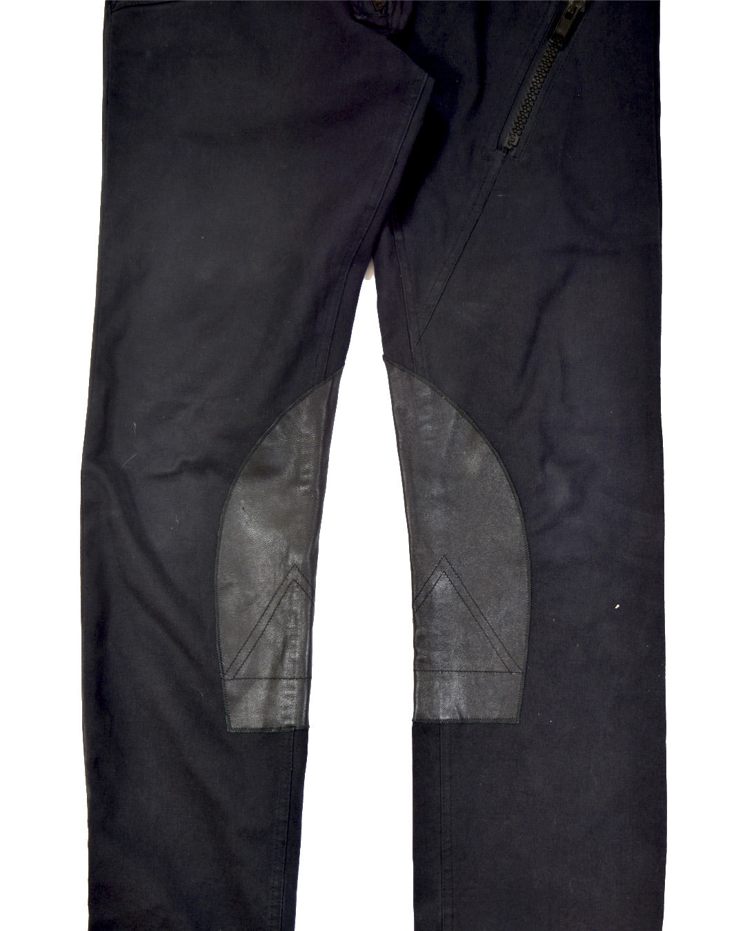 Raf Simons leather insert biker trousers S/S05 “History of the World”  46/30