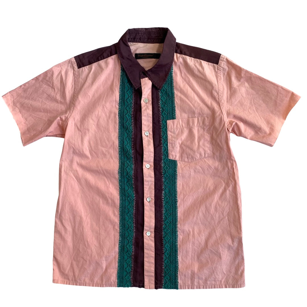 Undercoverism Pink Hand Stitched/Lace Buttonup S/S03 Size Medium