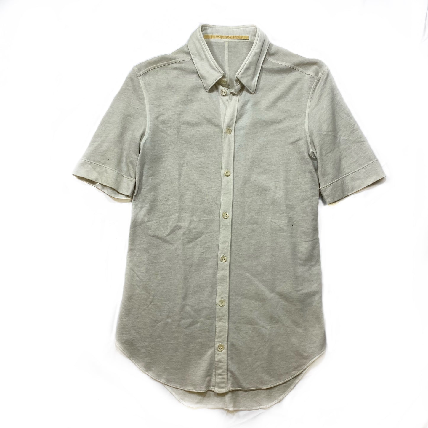 Carol Christian Poell cotton short sleeve button-up 46
