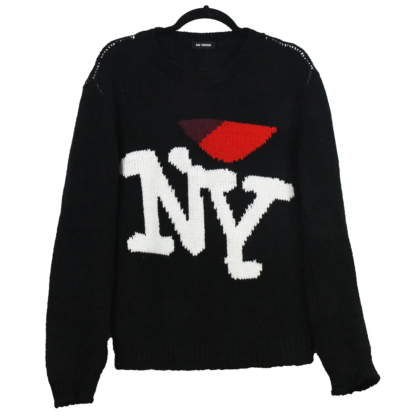 Raf Simons “I love NY” knit sweater A/W17 medium