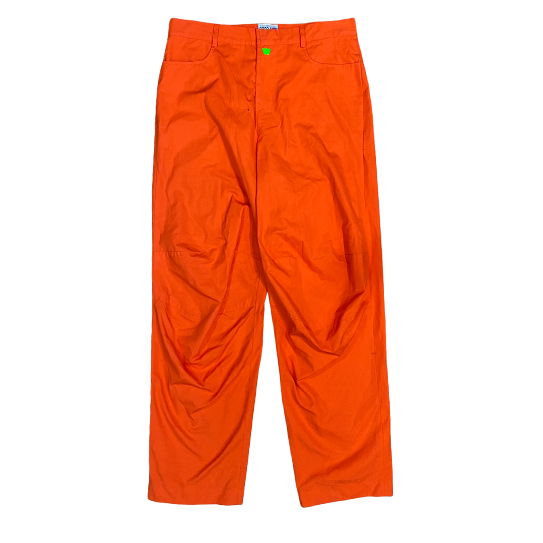 Walter Van Beirendonck Orange Trousers Sz 35