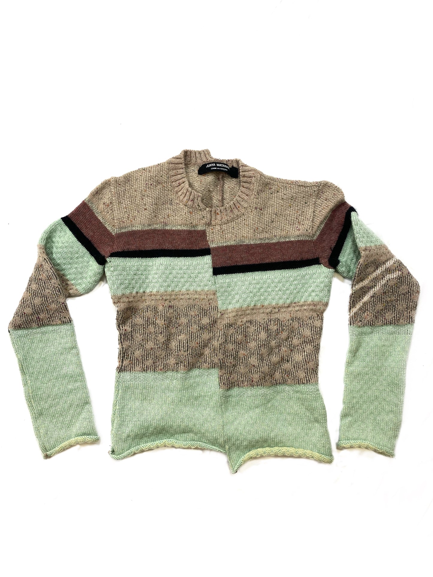 Junya Watanabe rebuild knit sweater A/W97
