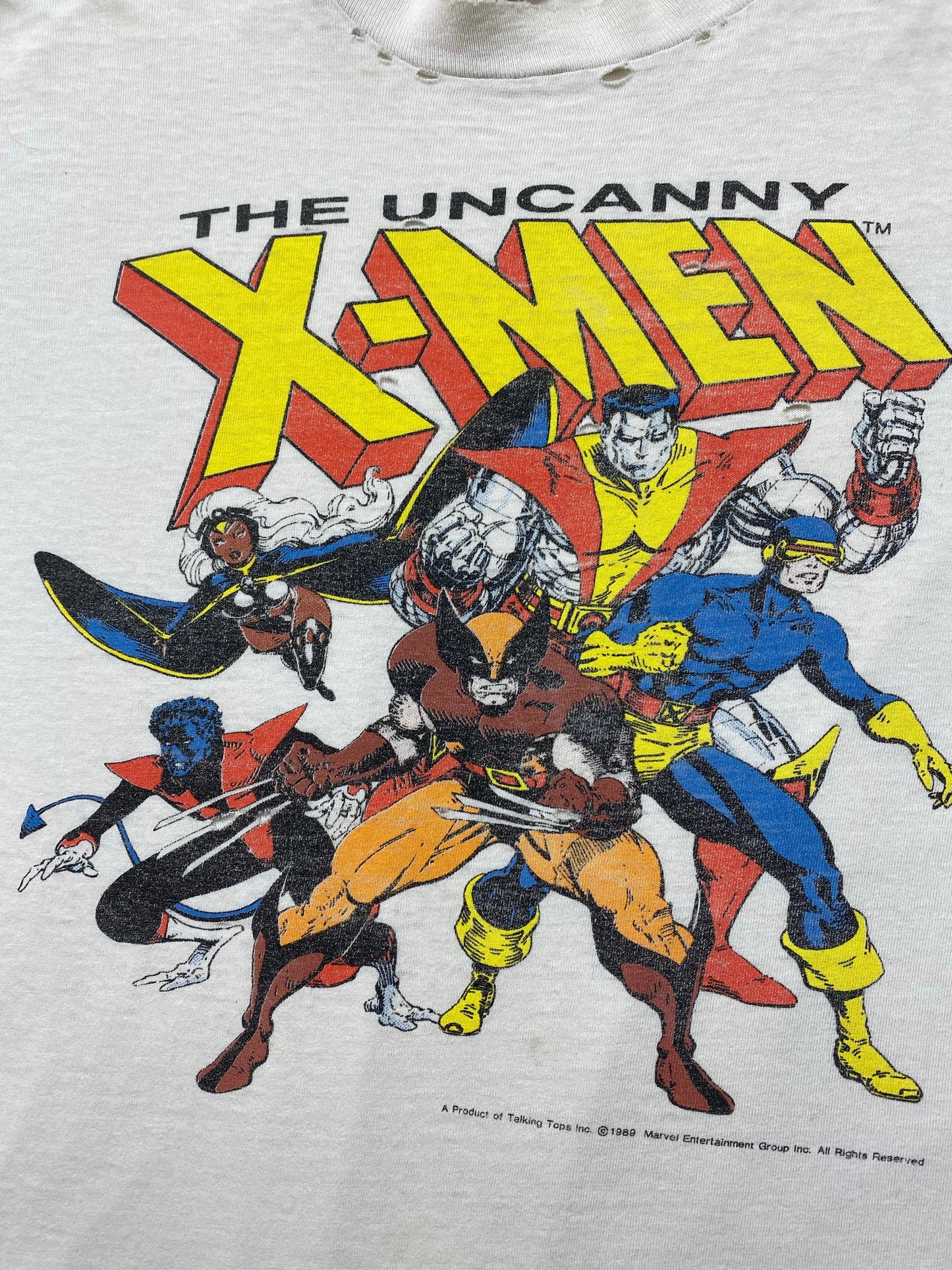INQUIRE “THE UNCANNY X-MEN” t-shirt from 1989 Large