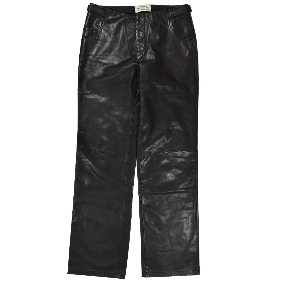 Maison Martin Margiela leather pants 2003 48/30