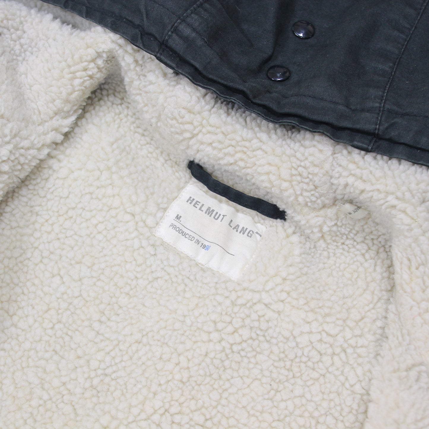 Helmut Lang shearling lined parka A/W98 46/Small