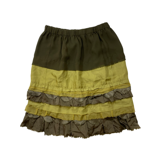 Junya Watanabe olive rebuild skirt Medium