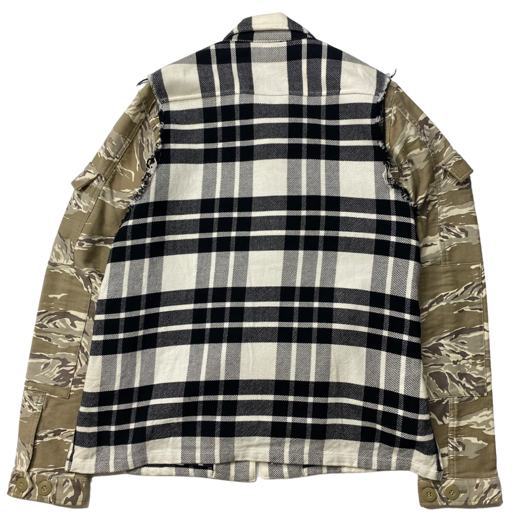 Undercoverism Flannel Hybrid Jacket AW02-03 Size Medium