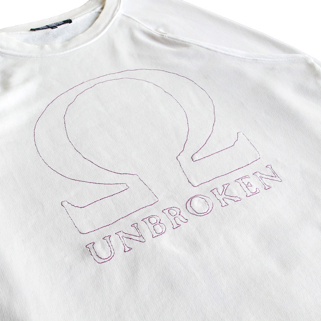 INQUIRE Raf Simons “Omega” crewneck S/S04 “May The Circle be Unbroken” 46/OS (oversized)