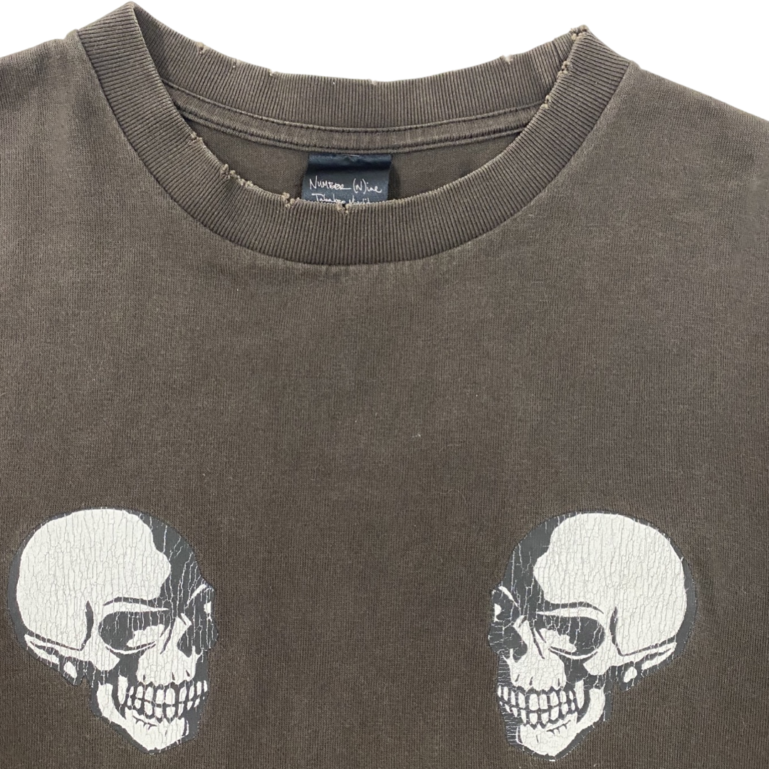 Number (N)ine Skull T-shirt SS04 Sz 2